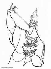 Zeus the greek king of the gods. Disney Villains Coloring Pages For Kids 37 Printable Sheets