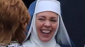 Olivia Colman transforms into a nun as she gets into character as Reverend  Mother to film new scenes for Paddington 3