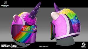 Rainbow Six Siege Tachanka The Unicorn Headgear By Nahum Alonsoi Was Responsible For Making The Unicorn Headgear Use Rainbow Six Siege Art Rainbow Headgear