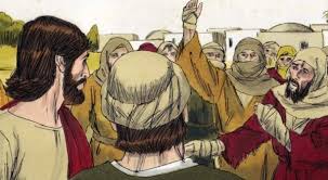 Jesus christ feeds 5,000 coloring page from the march 2013 friend here: Jesus Heals 10 Lepers Luke 17 11 19 Preschool Lesson Ministry To Children
