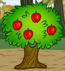 Trees How To Draw A Fruit Tree Online Coloring For Kids Free Online Coloring Art For Kids
