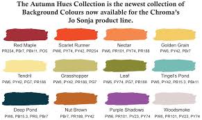 new chromas jo sonja autumn hues collection colors in 2019