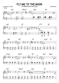 Fly Me To The Moon Sheet Music For Piano Download Free In