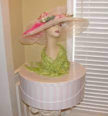 White Derby Hat Hat Box Extra Large 22 Inch Hat Box Wide Etsy White Derby Hat Derby Hats Hat Box