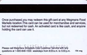 The card is a mastercard gift card that can be used to purchase merchandise and services anywhere debit mastercard is accepted in the united states. Gift Card Tomatoos Wegmans United States Of America Wegmans Col Us 106bweg