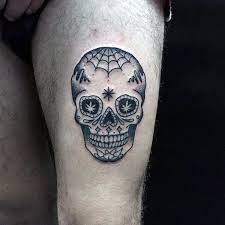 100 Sugar Skull Tattoo Designs For Men Cool Calavera Ink Ideas Sugar Skull Tattoos Skull Tattoo Tattoos For Guys