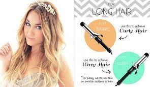 The Right Curling Iron For Your Hair Length Hair Lengths Long Hair Styles Curls