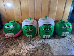 Collectible M&M Vintage Cookie Jars and Candy Jars in Excellent Condition!  Your Choice of 14 to Pick From!