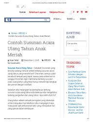 We did not find results for: Susunan Acara Ulang Tahun Yang Baik Dan