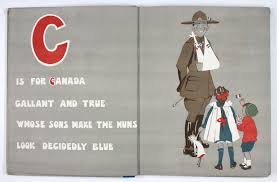 It presents letters of the alphabet with corresponding words and/or images. March 2015 Canadian War Poetry Ww1 Era 1900 1950
