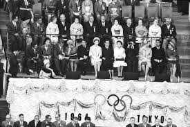 Открытия олимпийских игр в токио в 1964 году и на зимних олимпийских. Olimpiada 1964 Goda V Tokio