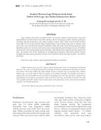 Check spelling or type a new query. Pdf Analisis Wacana Lagu Dolanan Anak Anak Dalam Lirik Lagu Ayo Padha Dolanan Dan Kamit