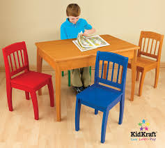 Perfectly sized for young children, this practical play table features a spacious square tabletop and two coordinating chairs with vertical spokes and curved backs. Pin On Stuhle