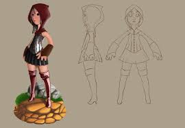 Concept Character Blueprint Character Concept Art Sketch Book