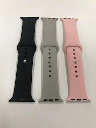 Silicone Sport Band Watch Bands For Apple Watch 4 3 2 1 Etsy In 2020 Apple Watch Bands Sports Apple Watch Sport Watch Bands