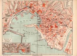 Locate genoa hotels on a map based on popularity, price, or availability, and see tripadvisor reviews, photos, and deals. 1894 Genoa Antique City Map Vintage Lithograph Genova Genua Etsy Genoa Map City Map
