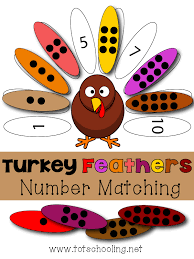 More than the usual turkey craft, we have thanksgiving math, thanksgiving if you are looking for a wonderful selection of thanksgiving activities for your kids, then look no further! Turkey Feathers Number Matching Game Totschooling Toddler Preschool Kindergarten Educational Printables