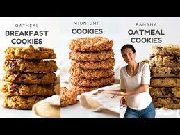 3 Healthy Oatmeal Cookies To Sweeten Your Day Youtube Healthy Oatmeal Cookies Healthy Snacks Recipes Healthy Oatmeal