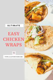 Maybe you would like to learn more about one of these? Easy Chicken Wrap Quick Lunch Dinner Idea Lathi S Kitchen