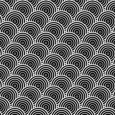 Black And White Contact Paper Black And White Concentric Circles Shelf Paper Circle Shelf Geometric Shelves