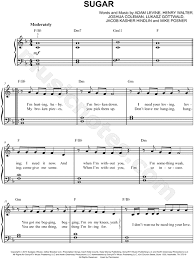 Not angka lagu kiss the rain. Maroon 5 Sugar Sheet Music Easy Piano In F Major Download Print Sku Mn0154376