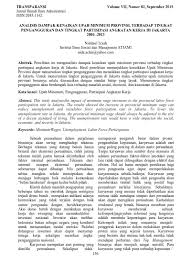 Tingkat partisipasi angkatan kerja menurut jurnal adalah. Proyeksi Tingkat Partisipasi Angkatan Kerja Dan Tingkat Pengangguran Di Provinsi Sumatera Selatan Dengan Metode Ekstrapolasi Dan Pertumbuhan Geometri
