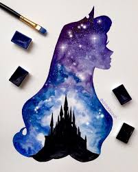 Princess Aurora Double Exposure Hope You Like It Sleepingbeauty Disney Print Available Link In Bio The Disney Art Disney Drawings Watercolor Disney