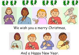 We Wish You A Merry Christmas We Wish You A Merry Christmas And A Happy New Year We Wish You A Merry Christmas Resources Tes Sign Language Phrases Sign Language Songs British Sign Language