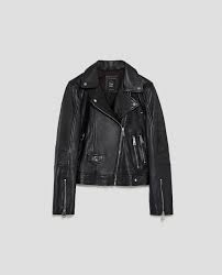 Image 8 De Blouson En Cuir De Zara Pleather Jacket Cropped Biker Jacket Leather Jacket Style