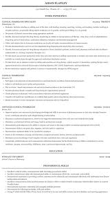 Check spelling or type a new query. Clinical Pharmacist Resume Sample Mintresume