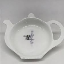 Mind reader 9 removable drawers tea bag holder and condiment organizer black. Mosney Mill Fine China Tea Bag Tidy