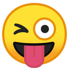 This li'l face is just so stoked to be here! Winking Face With Tongue Emoji