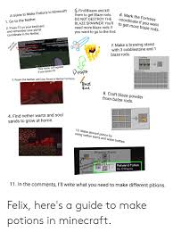 You can add the fire stick to any box on the grate. Sfind Blazes And Kill Them To Get Blaze Rods Do Not Destroy The Blaze Spawner You Ll Need More Blaze Rods If A Guide To Make Potions In Minecraft 6 Mark The Fortress