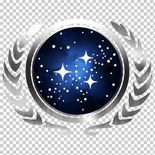 United Federation Of Planets Starfleet Star Trek Decal Tholian Png Clipart Borg Circle Decal Electric Blue Emb United Federation Of Planets Star Trek Png