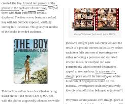 Whats your fav MJfact article? Mine is the porn one. They really sold me  on that The Boy book. Its beautiful! I want it! : rMichaelJackson