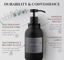 Amazon.com: Shower Shampoo Dispenser Wall Mounted – 3 ...