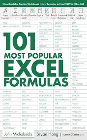 The 101 Most Popular Excel Formulas E Book Is Finally Here You Get Easy To Understand Explanation Microsoft Excel Tutorial Excel For Beginners Excel Tutorials