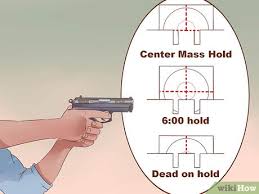 how to aim a pistol 13 steps with pictures wikihow