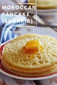 Moroccan Pancakes Baghrir Recipe Food Recipes Morrocan Food Food