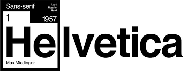 Image Result For Helvetica Periodic Table Design Language Typography Periodic Table