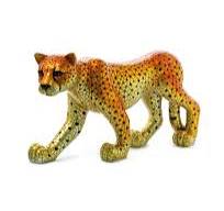 Figura Guepardo Dorado Mosaico