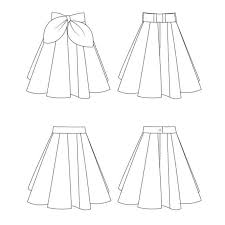 Femmes vintage stretch taille haute plaine patineuse évasée plissée longue jupe femmes jupe vêtements | aliexpress. Patron I Am Felicie Jupe Femme Patineuse