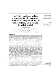 The aim of effective logistics management is to improve the efficiency of the operations, ensuring customer satisfaction, and increase productivity. Https Www Emerald Com Insight Content Doi 10 1108 09600039610128258 Full Pdf