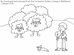 Use crayola® crayons, colored pencils, or markers to color the sheep. David Coloring Pages Bible Verses