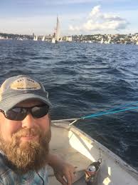 Raced a Minto dinghy in the Dock Dodge- near tragic ending!