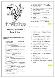 Definite Indefinite And Zero Article Worksheet Teaching Accessories Learn English Speaking Grammar Practice