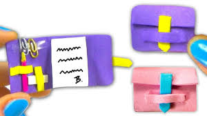 Miniature Doll Diary Tutorial School Supplies Diy Miniature Dolls Miniature School Diy School Supplies