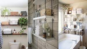 It is important not to populate the space with unnecessary furniture even if you the idea is to develop a contrast in your bathroom color scheme. 26 Bathroom Wall Storage Ideas Youtube