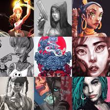 Face your art 2020 digital and traditional characters