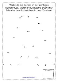 Am schluss ensteht eine figur, ein tier oder ein gegenstand. Buchstaben Verbinden Erster Osterreichischer Dachverband Legasthenie